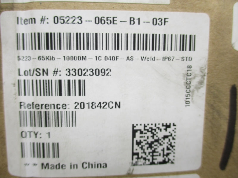 REVERE TRANSDUCERS 5223-B10-65K-40BZR NSMP