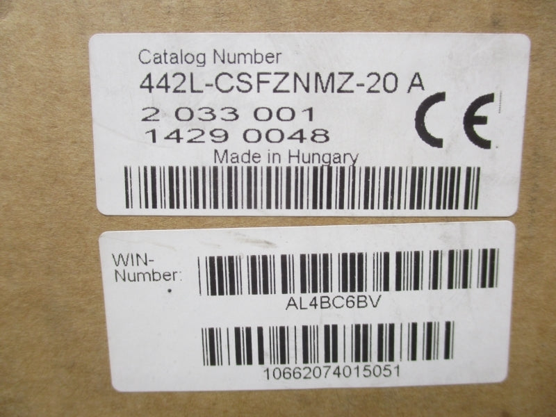 ALLEN BRADLEY 442L-CSFZNMZ-20A 2033001 24VDC NSMP