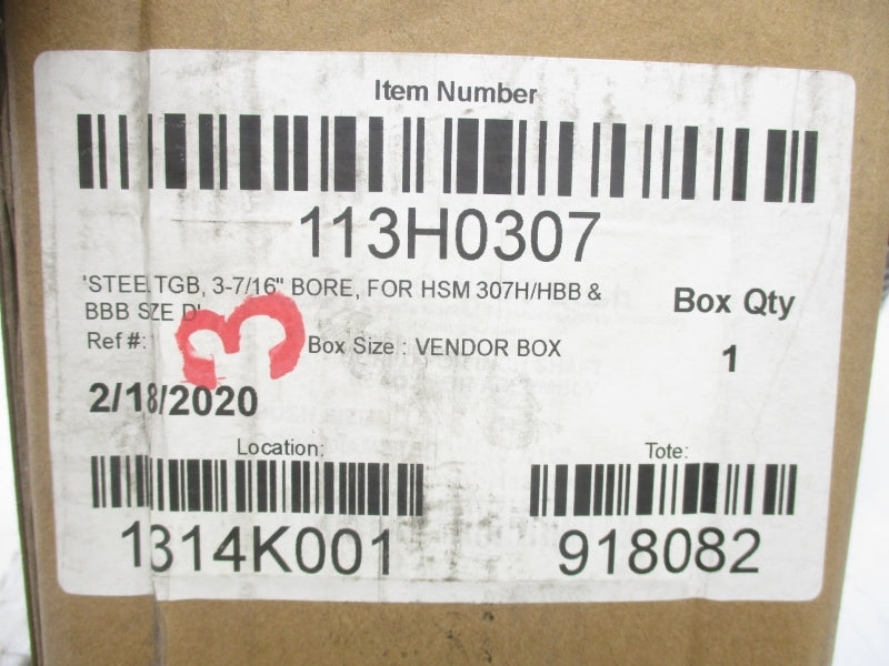 BUSHING 113H0307 3-7/16" NSMP