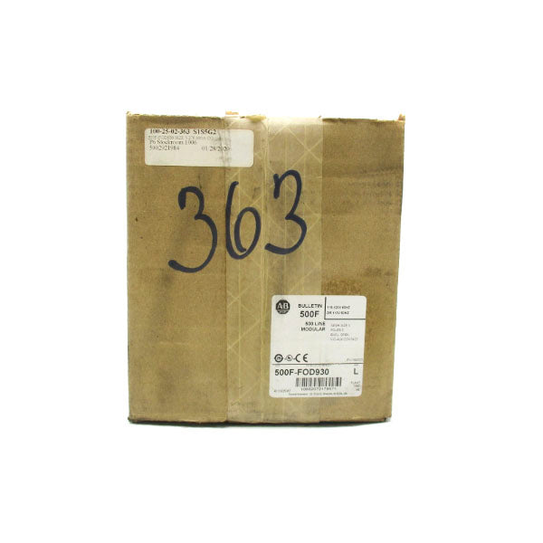 ALLEN BRADLEY 500F-FOD930 SER. L 110/115-120V (BR/WH) NSFS