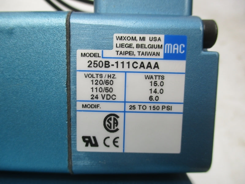 MAC 58D-33-111CA 110/120V 25-150PSI NSMP