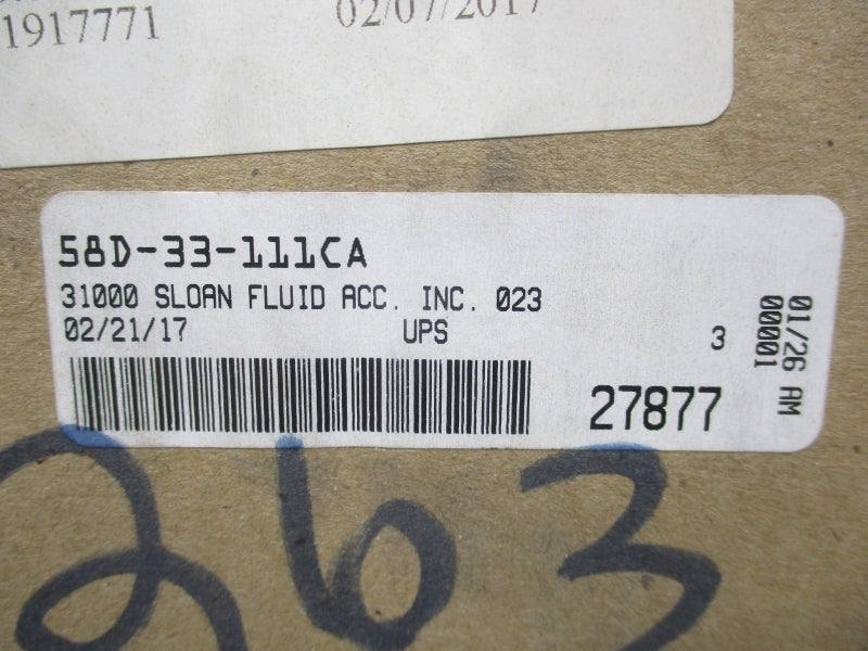 MAC 58D-33-111CA 110/120V 25-150PSI NSMP