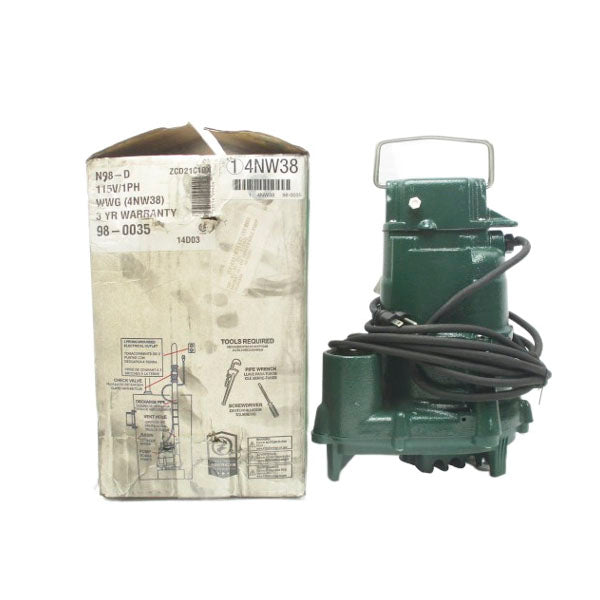 ZOELLER N98-D 98-0035 115V 9.4A NSMP