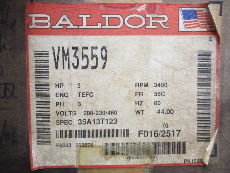 BALDOR VM3559 208-230/460V NSMP