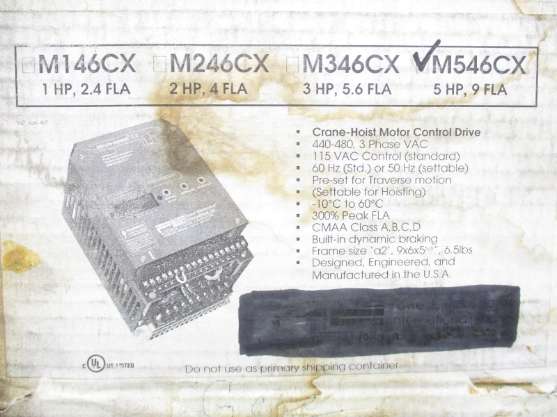 POWER ELECTRONICS M546CX 115-440/480VAC 9A NSMP