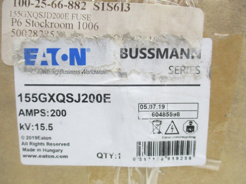 EATON 155GXQSJ200E 200A NSFS