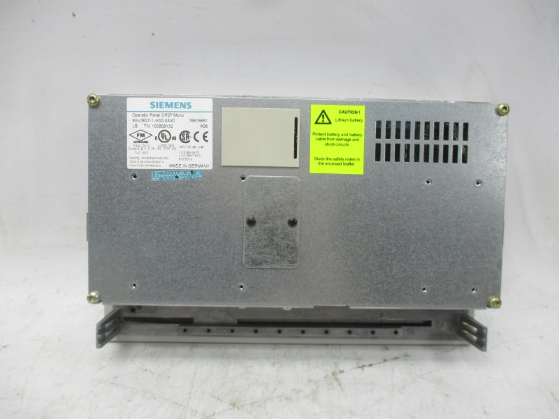 SIEMENS 6AV3627-1JK00-0AX0 24VDC 0.4A NSMP
