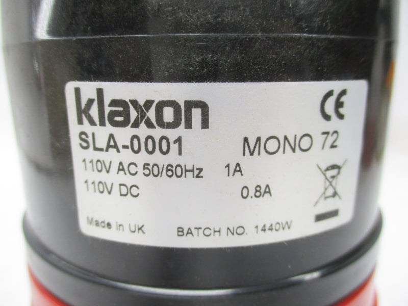 KLAXON SLA-0001 110VAC 1A NSMP