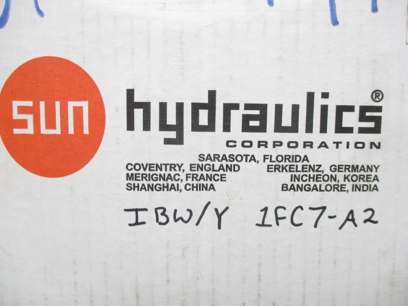 SUN HYDRAULICS IBW/Y 1FC7-A2 NSMP