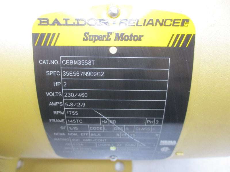 STEARNS 105603100BQF 76BK3100BQF 208-230V 2.4/.18A NSNP