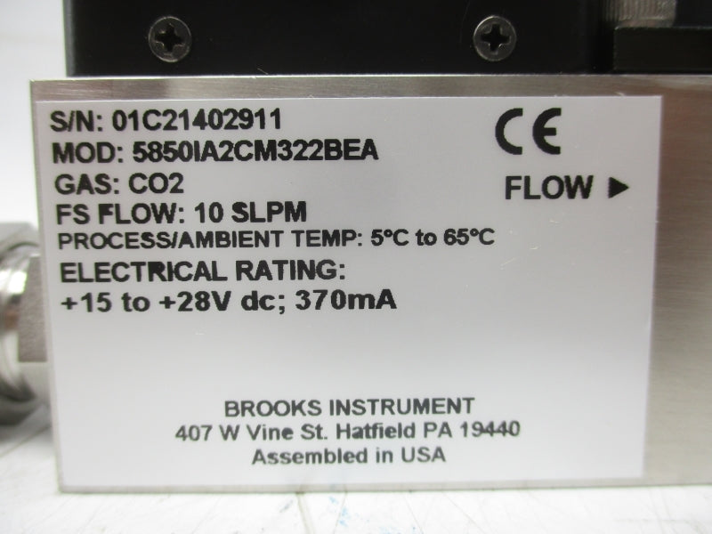 BROOKS INSTRUMENT 5850IA2CM322BEA 15-24VDC NSMP