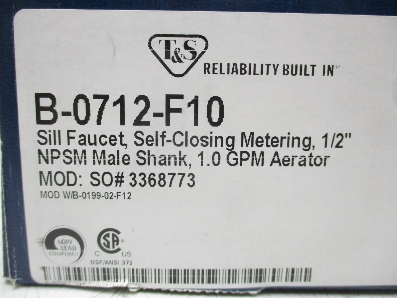 T&S B-0712-F10 NSMP