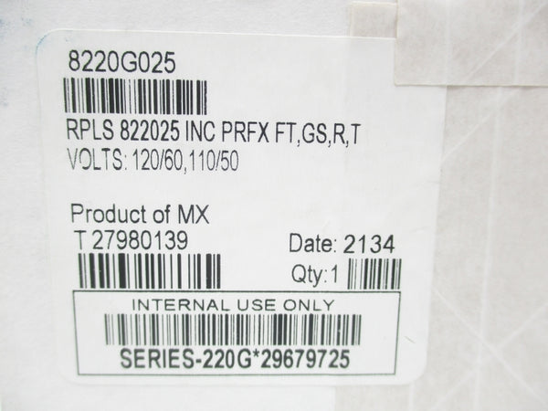 ASCO 8220G025 110/120V NSFS