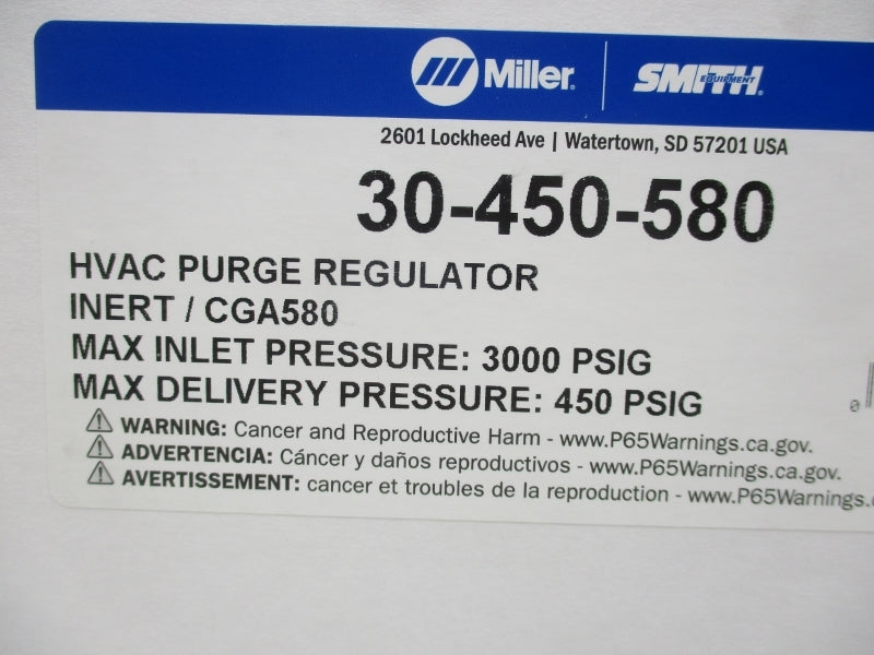 MILLER 30-450-580 3000PSI NSMP