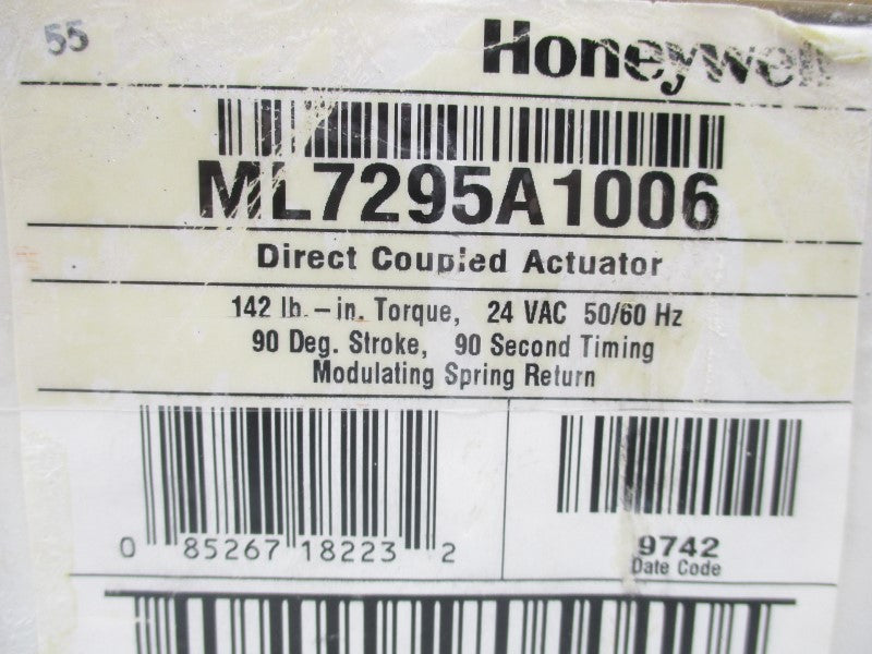 HONEYWELL ML7295A1006 24VAC NSMP