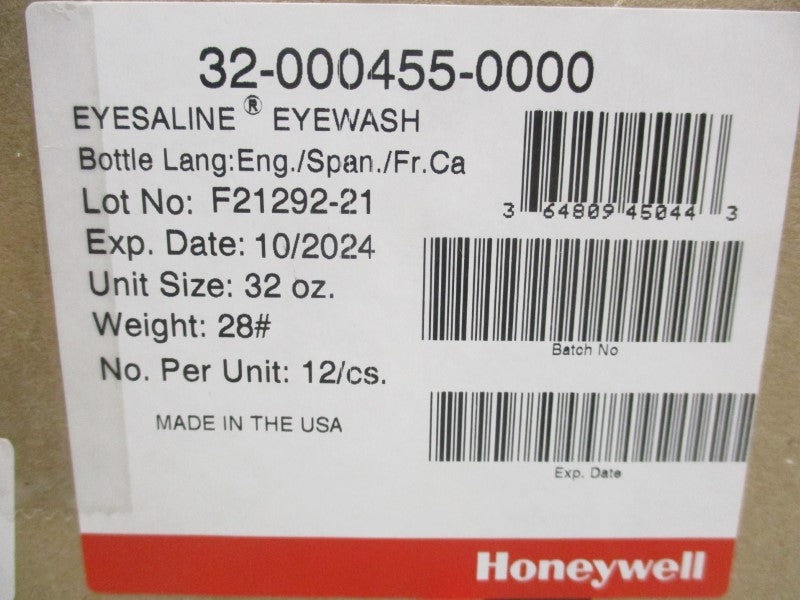 HONEYWELL 32-000455-0000 (PKG OF 12) NSMP
