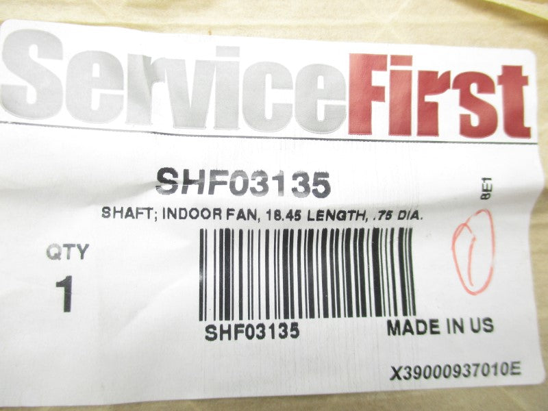 SERVICE FIRST SHF03135 NSFS