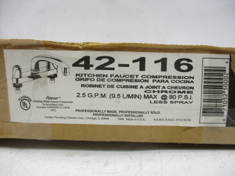 GERBER 42-116 (AS PICTURED) NSMP