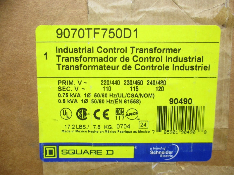 SQUARE D 9070TF750D1 240/480V NSMP