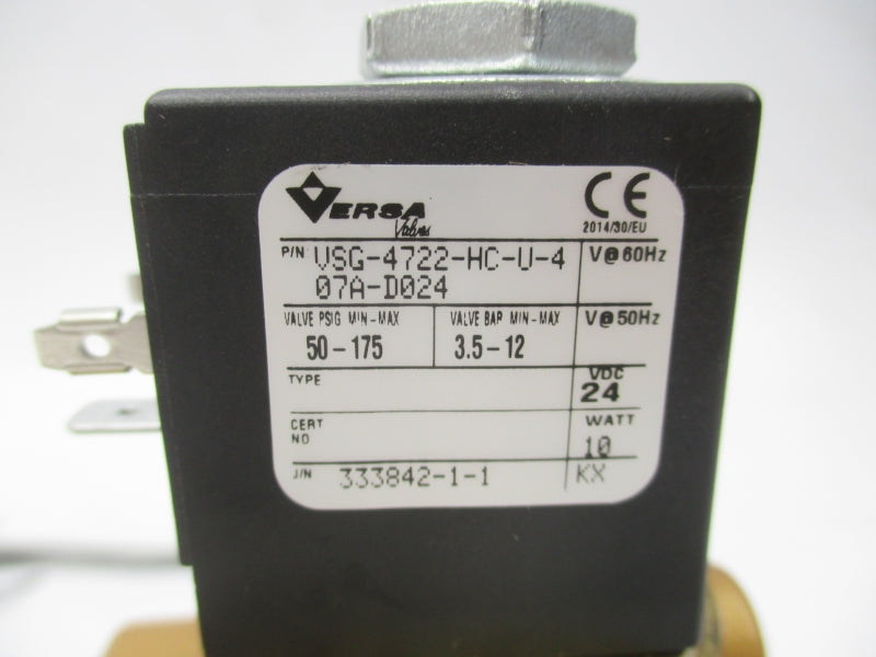 VERSA VSG-4722-HC-U-407A-D024 24VDC 50-175PSI NSMP