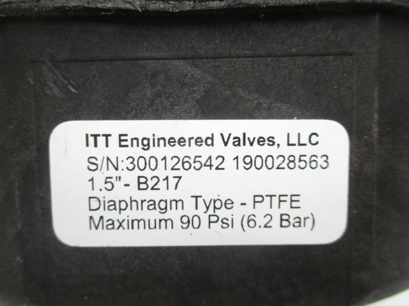 ITT 1.5"-B217 90PSI NSNP