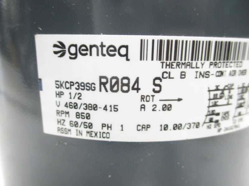 GENTEQ 5KCP39SGR084S 460/380-415V 2.00A NSNP