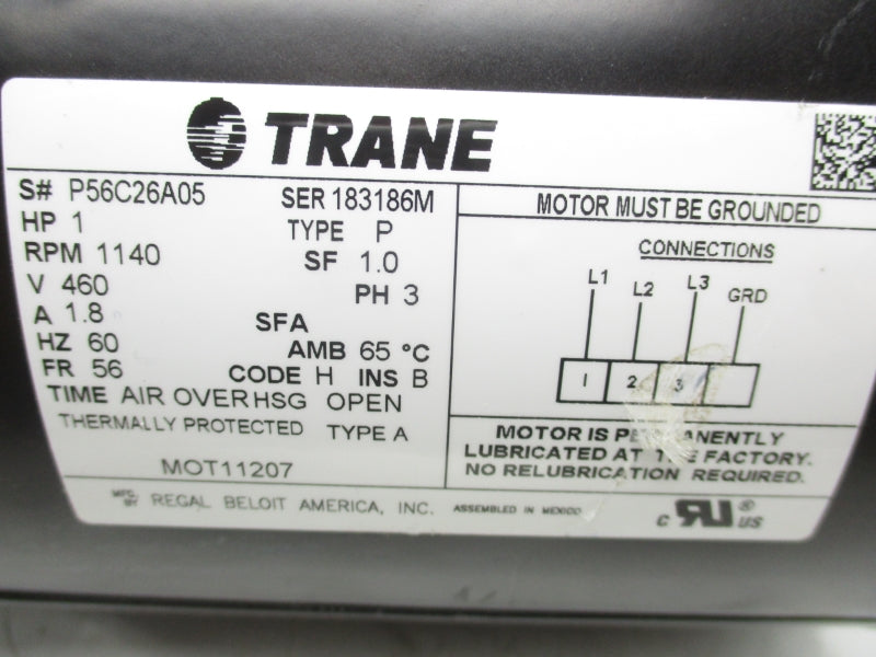 TRANE P56C26A05 460V 1.8A NSNP