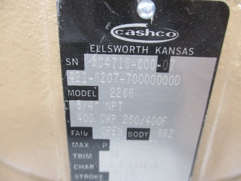 CASHCO 2266 400PSI NSNP