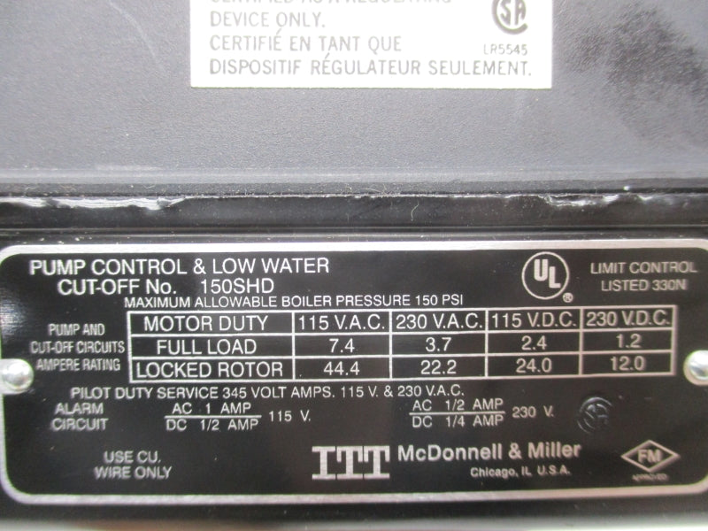 ITT 150SHD 115-230VAC 1A NSNP