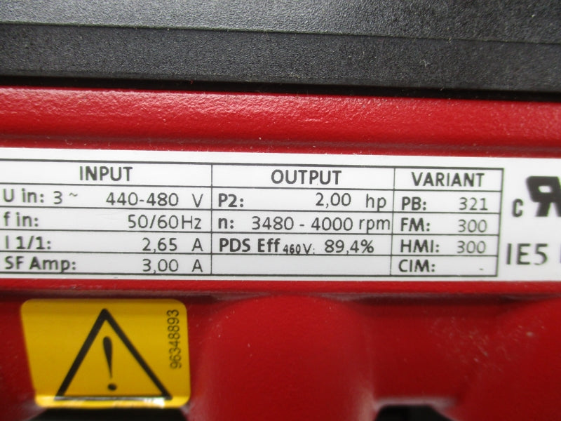 GRUNDFOS MLE90C2-56C-IA 98362281 440-480V 2.65A NSNP