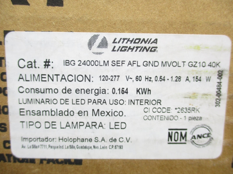 LITHONIA LIGHTING IBG2400LM NSMP