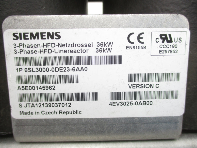 SIEMENS 6SL3000-0DE23-6AA0 UNMP