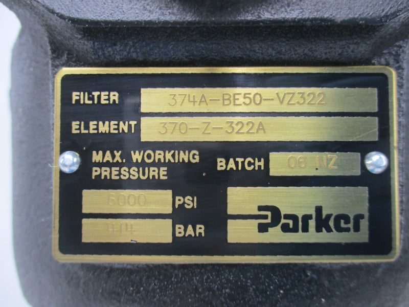 PARKER 374A-BE50-VZ322 6000PSI NSNP