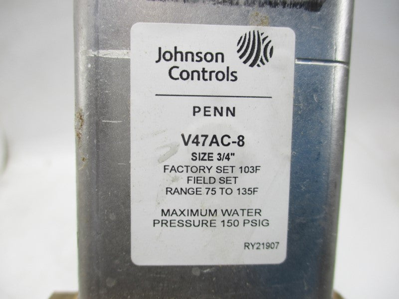 JOHNSON CONTROLS V47AC-8 150PSI 3/4" NSMP