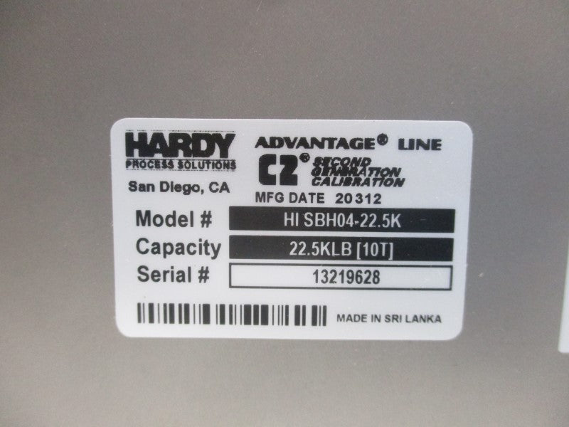 HARDY PROCESS SOLUTIONS HISBH04-22.5K 20' NSMP