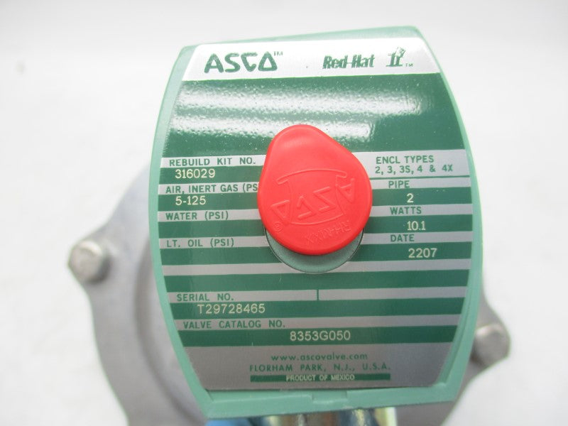 ASCO 8353G050 110/120V 5-125PSI NSMP