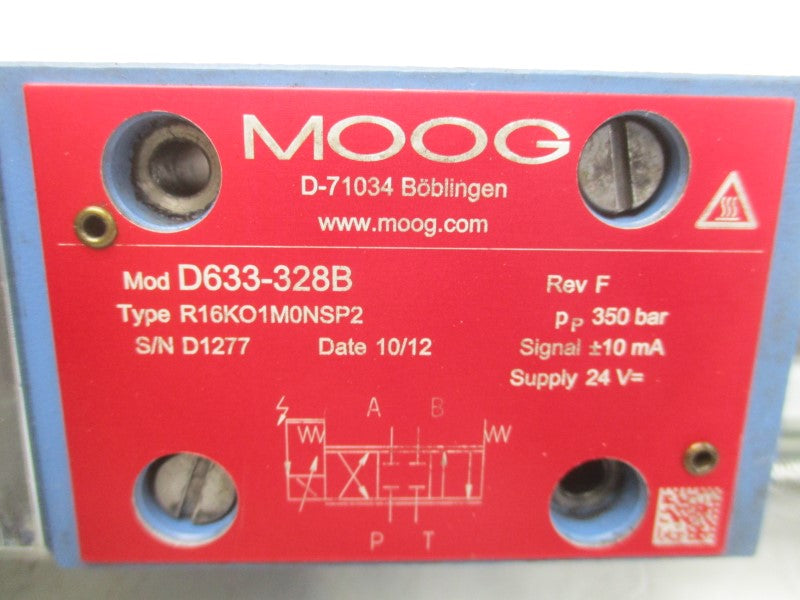 MOOG D633-328B R16KO1M0NSP2 24VDC NSMP