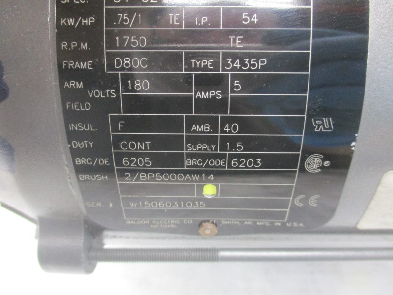 BALDOR VP3455-14 34-6243-3865 180V 5A NSNP