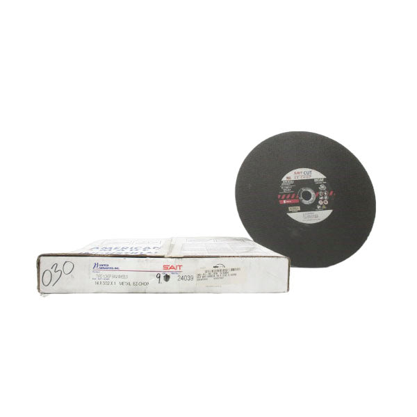 UNITED ABRASIVES 24039 (PKG OF 9) 14X3/32X1 NSMP
