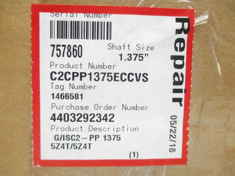 FLOWSERVE C2CPP1375ECCVS 30PSI 1.375" NSMP