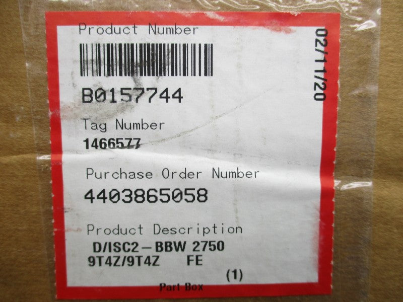 FLOWSERVE B0157744 30PSI NSMP