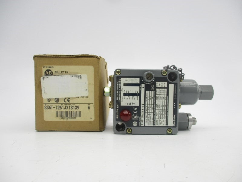 ALLEN BRADLEY 836T-T261JX181X9 SER. A 120-600VAC 60A (BR/WH) NSMP