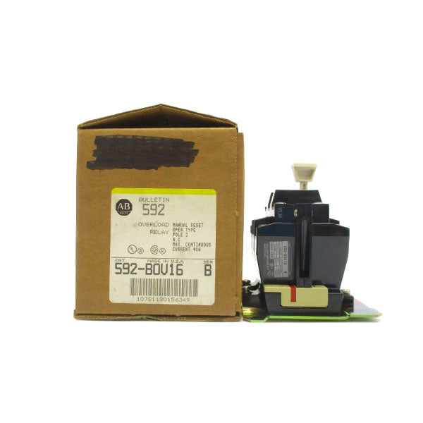 ALLEN BRADLEY 592-BOV16 SER. B 120-600VAC 40A (BR/YL) NSMP
