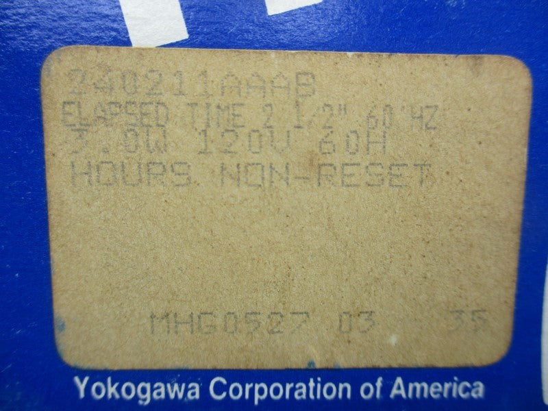 GENERAL ELECTRIC 240211AAAB 120V 2-1/2" NSMP