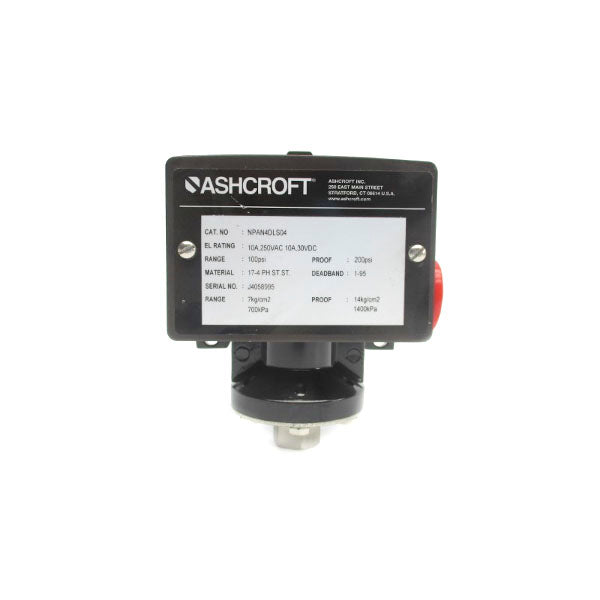 ASHCROFT NPAN4DLS04 250VAC 10A 100PSI NSNP