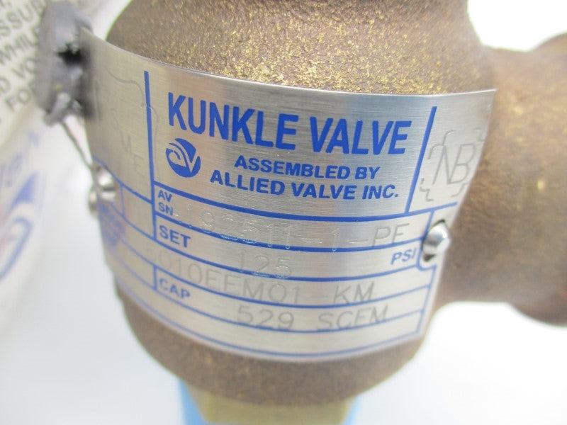 KUNKLE VALVE 6010EEM01-KM 125PSI 1" NSNP