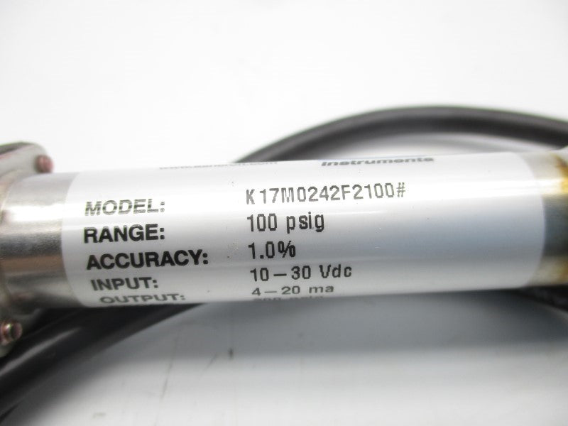 ASHCROFT K17M0242F2100 10-30VDC 100PSI NSNP
