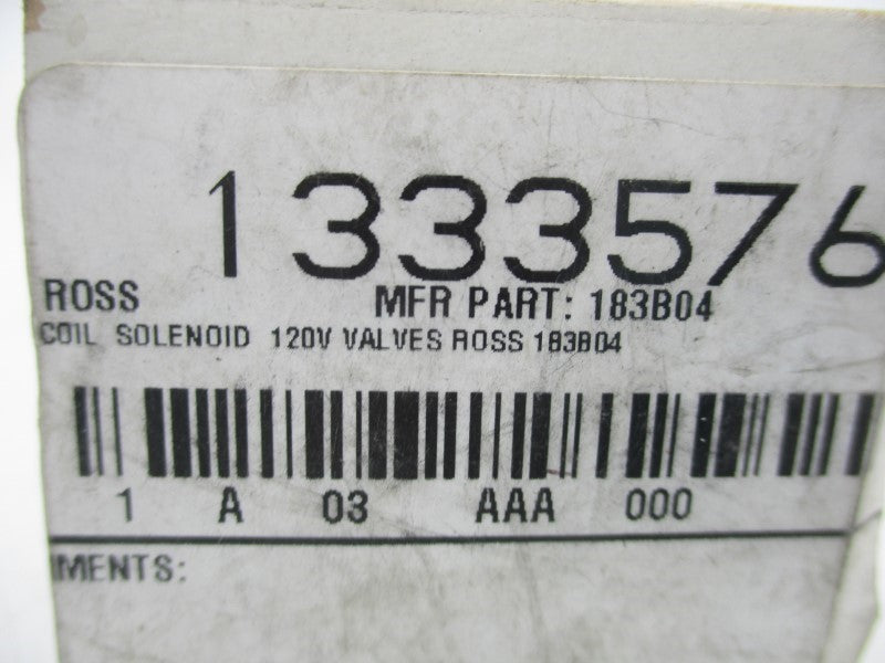 ROSS 183B04 110/120V NSMP