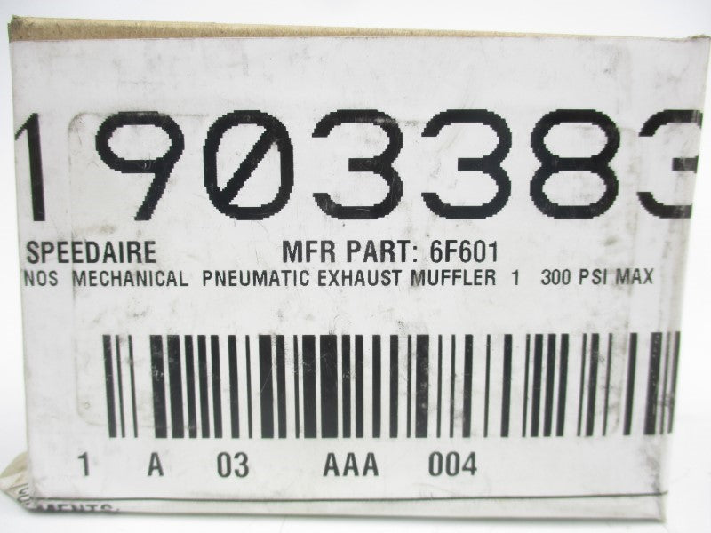 SPEEDAIRE 6F601 300PSI NSMP
