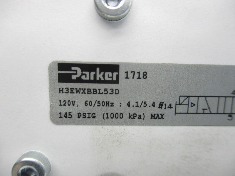 PARKER H3EWXBBL53D 120V 145PSI NSNP